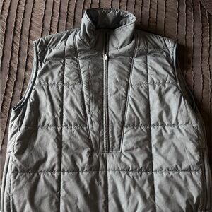 Beam’s Puffy Vest, quilted, light blue, XL